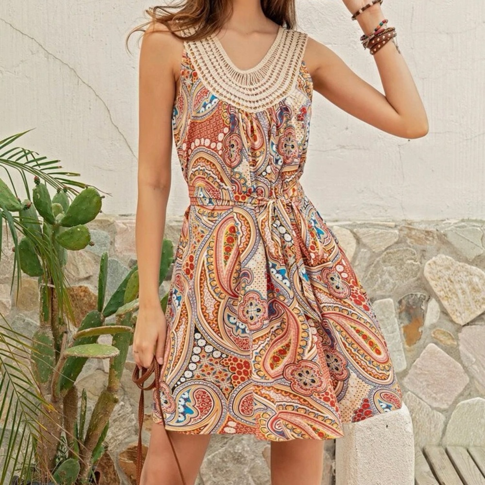 Boho floral summer dress - Picture 1 of 5